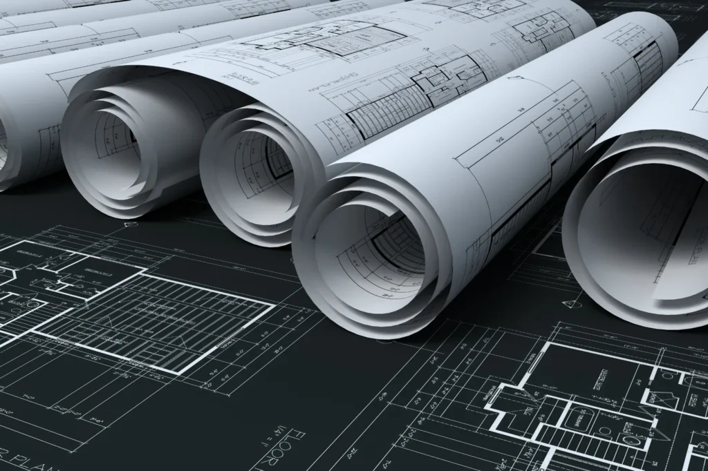 Site survey sketches and acoustic measurement plan